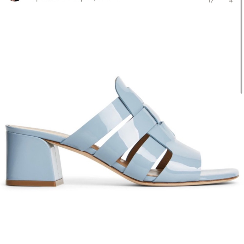 M. Gemi Blue Sandals Modern Minimalist Design